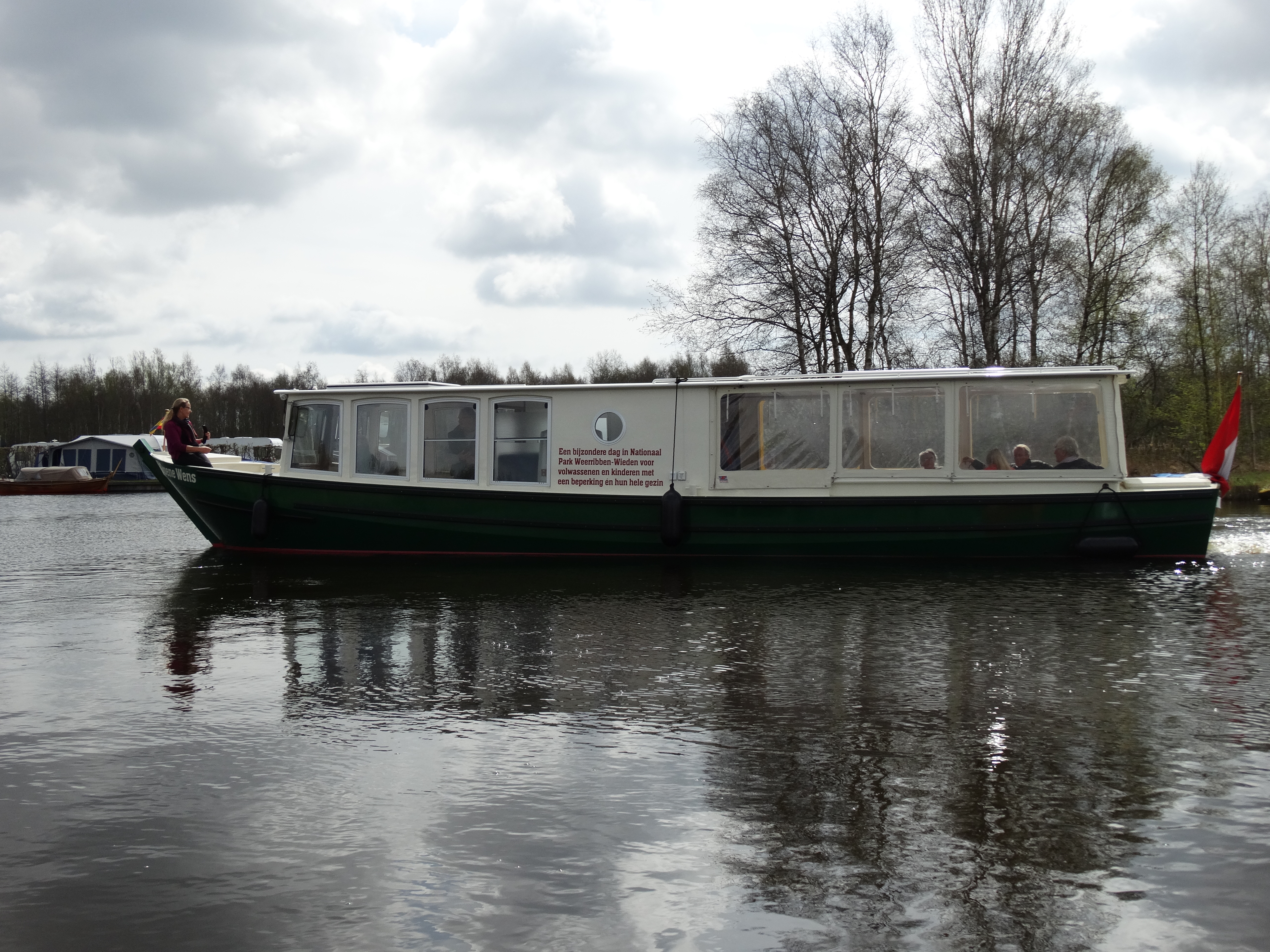 Vaartocht Groene Wensboot